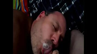 Gay Blowjob & Lick Up Cum